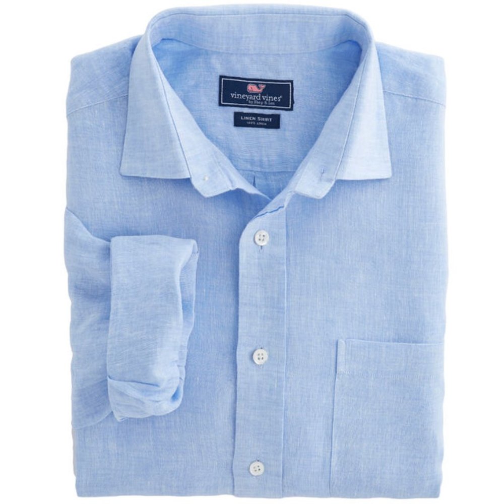 Vineyard Vines Wintucket 100% Linen Shirt